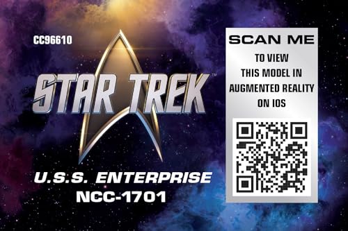 Corgi Diecast Spaceships - CC96610 Star Trek - USS Enterprise NCC-1701 (The Original Series) - Spaceship Toy Model, Collectible Space Toys for Adults & Kids, Rocket Ship Sci Fi Gifts