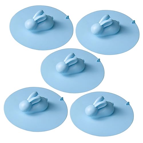 5pcs Kitchen Accessories Silicone Sink Plug Bathtub Stopper for Bathroom Creative Sink Plug Silicone Sink Cover