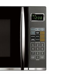 Emerson MWG9115SB-N Microwave Oven with Griller, Timer & LED Display 1100W, 11 Power Levels, 9 Pre-Programmed Settings, Removable Glass Turntable with Child Save Lock, 1.2 Cu. Ft, Stainless Steel