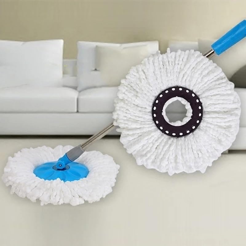 The Perfect Part Mop Heads - Pack of 6 Mop Head Replacement, Microfiber Mop Head for Floor Cleaning, 6.5" Heavy Duty Durable & Easy to Install Mop Heads Replacements for Home & Commercial Use