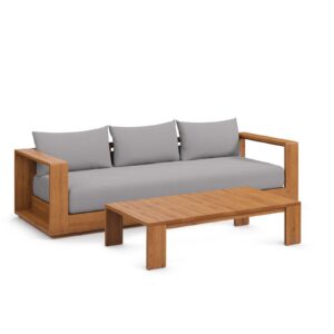 modway tahoe outdoor furniture, natural light gray