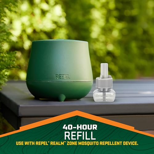 Repel Realm Zone Mosquito Repellent Refill Cartridge, 40 Hour Protection per Refill, 1 per Pack