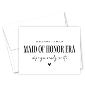 invitationhouse bridesmaid era - will you be my maid of honor card