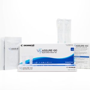 ASSURE-100 Rapid COVID-19 Test multipack, 6 Tests Total, FDA EUA Authorized OTC at-Home Self Test, Rapid Results with Non-invasive Nasal Swab, Easy to Use & No Discomfort