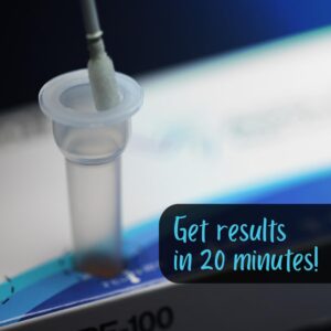 ASSURE-100 Rapid COVID-19 Test multipack, 6 Tests Total, FDA EUA Authorized OTC at-Home Self Test, Rapid Results with Non-invasive Nasal Swab, Easy to Use & No Discomfort