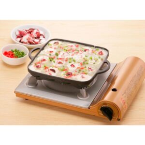 Takoyaki Grill Pan for Iwatani Cassette-feu Butane Stoves and Takoyaki Pick Set,