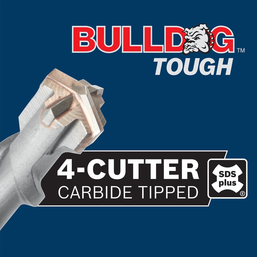 Bosch HC4C2083-1/2 in. x 6 in. x 8 in. SDS-Plus® Bulldog™ Tough Rotary Hammer Bit