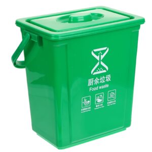 bestoyard garbage sorting bin compost pail for kitchen 2.6 gallon trash can garbage bin small trash can outdoor composting bins garbage can office plastic with cover wastebasket