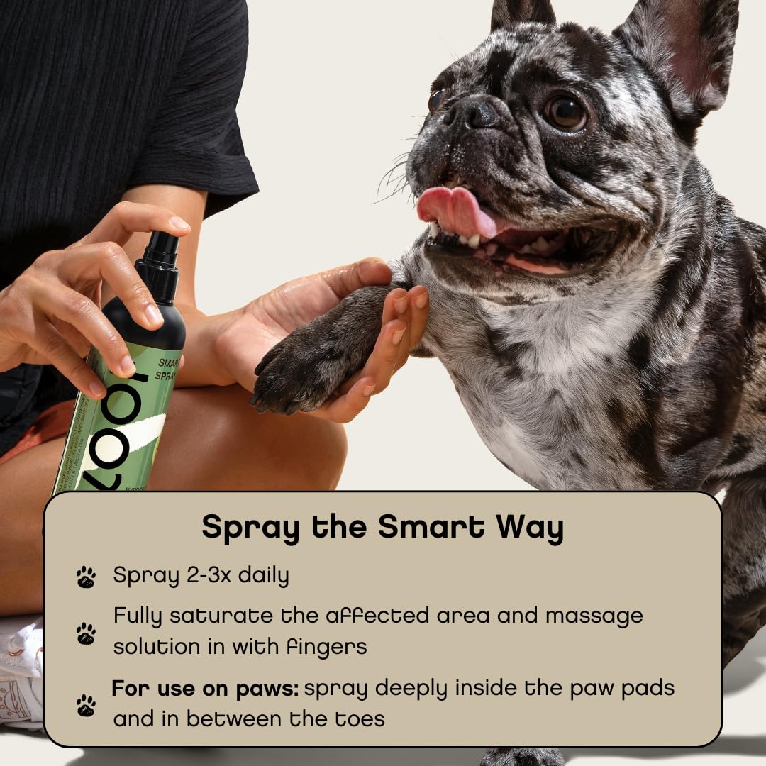 Hypochlorous Acid Spray for Dogs - Hot Spot Treatment & Allergy Relief - Dog Skin Anti Itching & Paw Licking Remedy - Wound Cleanser Spray (2.2 FL OZ) (Pack of 1)