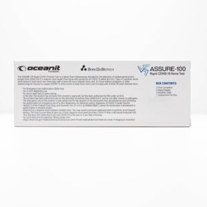 ASSURE-100 Rapid COVID-19 Test multipack, 6 Tests Total, FDA EUA Authorized OTC at-Home Self Test, Rapid Results with Non-invasive Nasal Swab, Easy to Use & No Discomfort