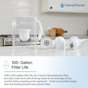 Clearly Filtered Water Pitcher Replacement Filter (Single)