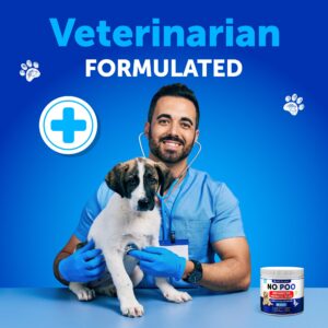 No Poo Chews for Dogs - Coprophagia Stool Eating Deterrent for Dogs - Prevent Dog from Eating Poop - Stop Eating Poop for Dogs with Probiotics & Digestive Enzymes - Forbid for Dogs