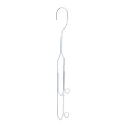 shower caddy extender 11 in. - white metal