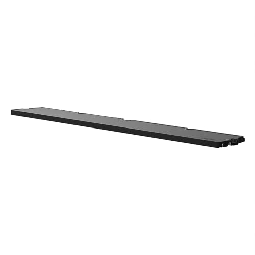 Suncast Horizontal and XL Vertical Shed Shelf Kit, Space-Saving Shelf for Outdoor Storage Sheds, 67" W x 10.25" D x 1.25" H, Black, BMSASHELFH2