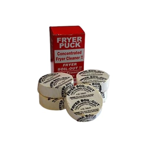 Quest Specialty Fryer Puck 401304001 4oz Deep Fryer Cleaner Tablets (5 Tabs/Box)