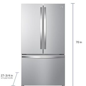 Kenmore 46-75515 Counter-Depth French Door Refrigerator/Freezer with Fingerprint-Resistant Stainless Steel, Ice Maker, Quiet and Energy Efficient Inverter Compressor, 36 Inch