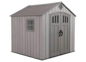 lifetime lft60370 8 x 7.5 ft. outdoor storage shed