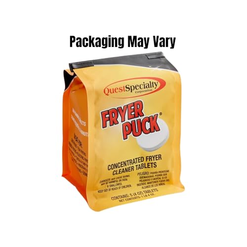 Quest Specialty Fryer Puck 401304001 4oz Deep Fryer Cleaner Tablets (5 Tabs/Box)