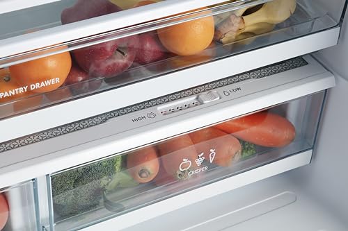 Kenmore 46-75515 Counter-Depth French Door Refrigerator/Freezer with Fingerprint-Resistant Stainless Steel, Ice Maker, Quiet and Energy Efficient Inverter Compressor, 36 Inch