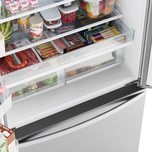 Kenmore 46-75515 Counter-Depth French Door Refrigerator/Freezer with Fingerprint-Resistant Stainless Steel, Ice Maker, Quiet and Energy Efficient Inverter Compressor, 36 Inch