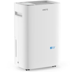 52 pints energy star dehumidifier, 4500 sq.ft dehumidifier for basement and home, large room dehumidifiers with drain hose & water tank, 24h timer, auto defrost, dry clothes - 2024 energy star