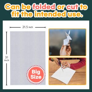 HA SHI Bird Cage Liner - 120 Acid-Free Newsprint Sheets, 31" x 21.5", 5.5 lb - Perfect for Packing, Pet Cages, Non-Toxic & Safe for Birds, Ideal for Crafts, Shipping, Moving