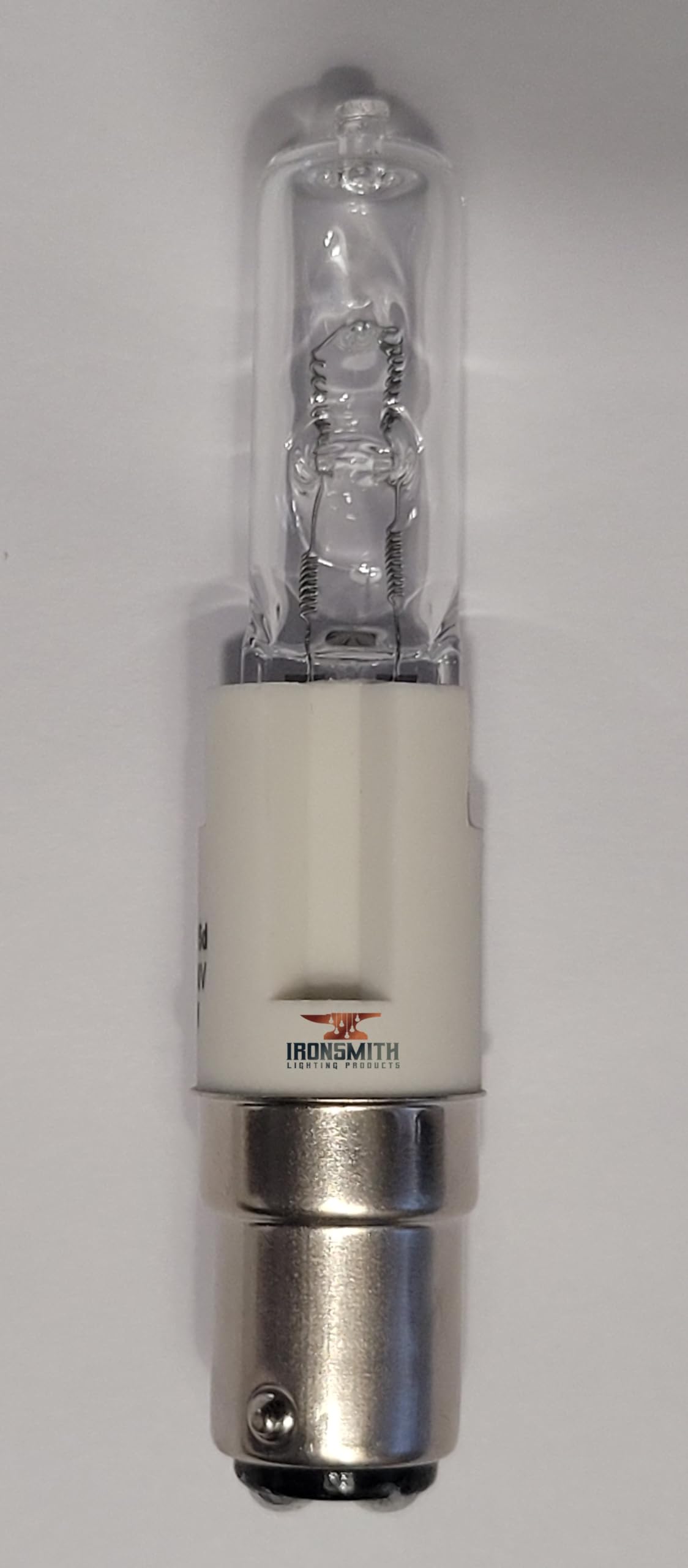 Ironsmith Lighting Products JD 150 Watt Halogen Light Bulbs - 120-130V BA15D Twist and Lock Double Contact Bayonet, Single Ended Quartz Lamp, 650Lumen Lights Bulb - Pack of 5