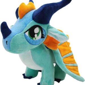 EASELR Wings of Fire Dragon Plush Toy Rainwing Dragon Stuffed Animals Pterosaur Plush Flying Dragon Pillow Plushies Gifts for Fans Kids Boys Girls