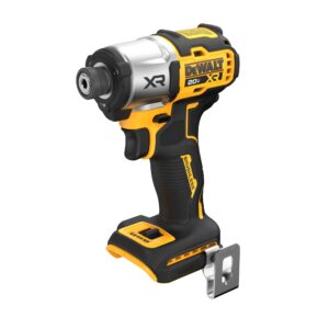 DEWALT 20V MAX XR Impact Driver, Brushless, 1/4"", 3-Speed, Bare Tool Only (DCF845B), Yellow, Black (Renewed), Black,yellow