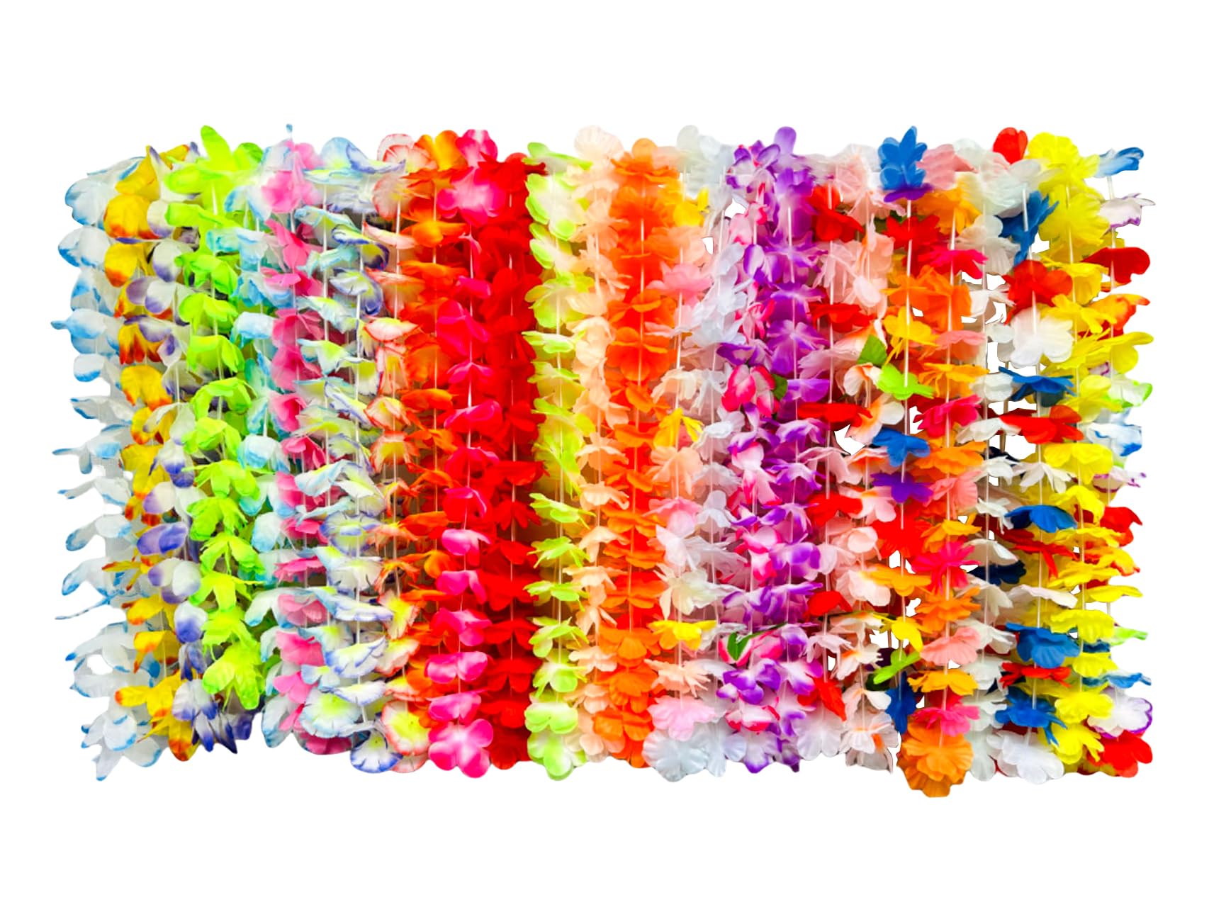 swufelKu Hawaiian Luau Leis 50PCS for Adults and Kids Party Favour Supplies Decoration