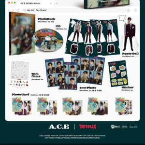 Dreamus A.C.E ACE - 6th Mini Album My Girl : My Choice CD+POB+Folded Poster (My Girl Season 3 ver. (+1 Folded Poster)), L200002905