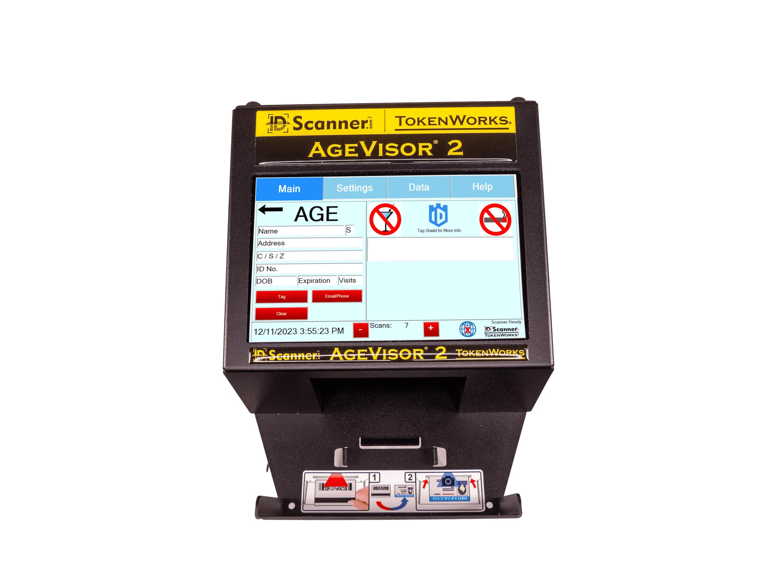 AgeVisor 2 ID Scanner (Barcode Reader)