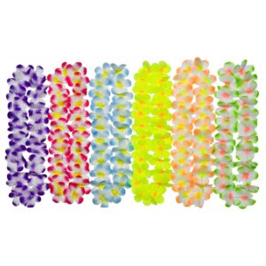 swufelKu Hawaiian Luau Leis 50PCS for Adults and Kids Party Favour Supplies Decoration