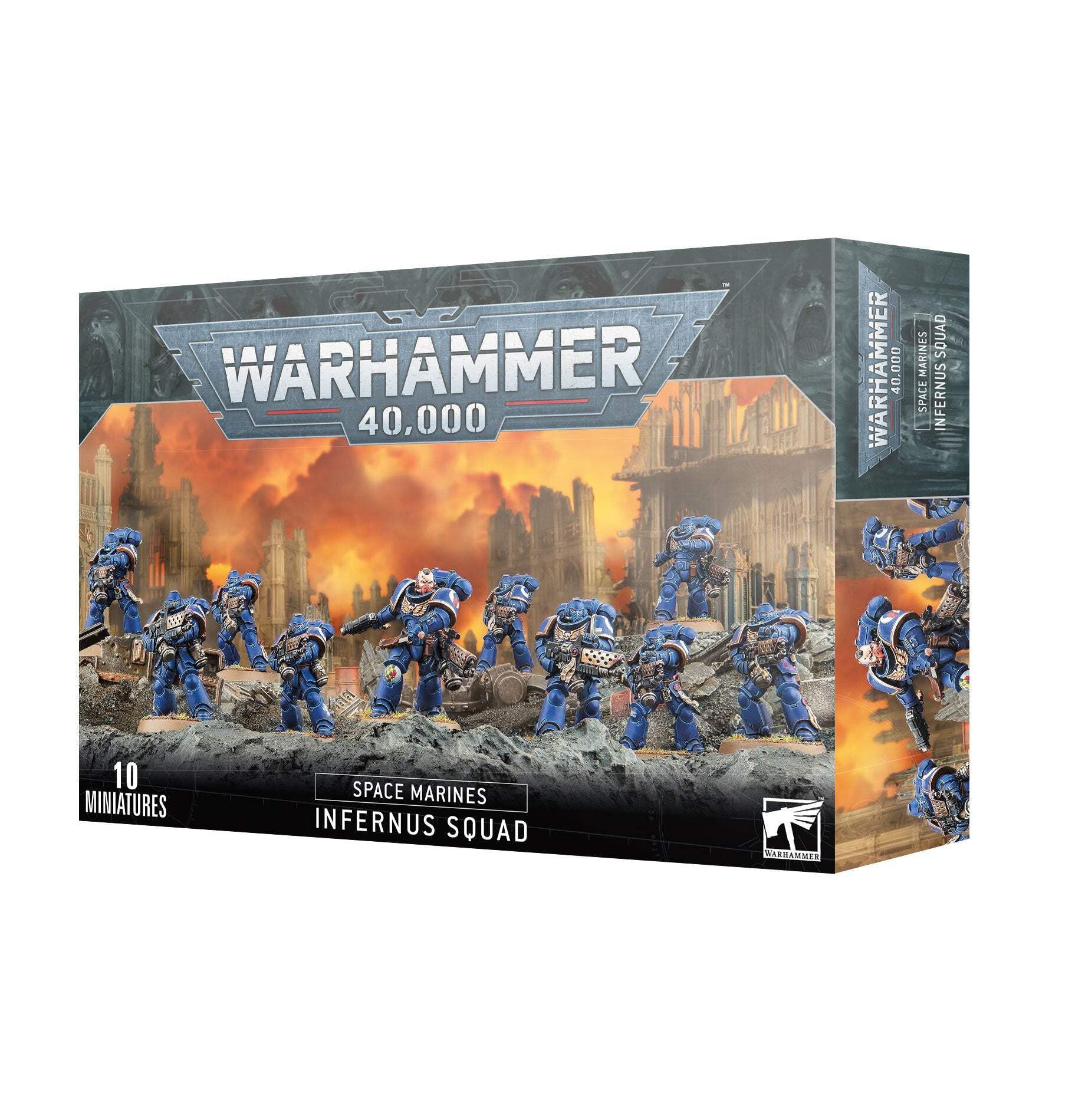 Warhammer Games Workshop 40,000 - Space Marines: Infernus Squad, Black