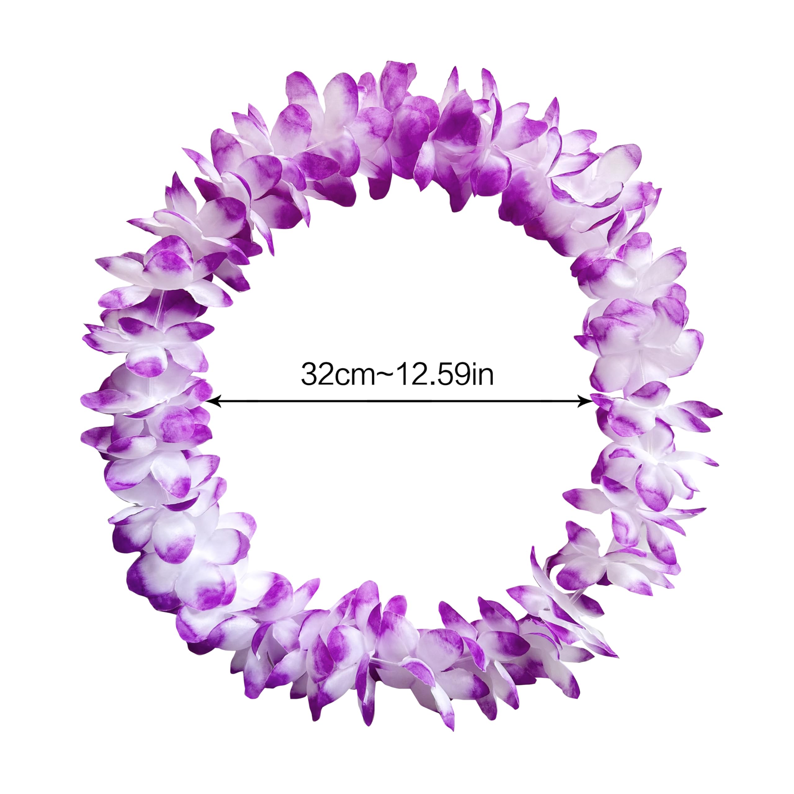 swufelKu Hawaiian Luau Leis 50PCS for Adults and Kids Party Favour Supplies Decoration