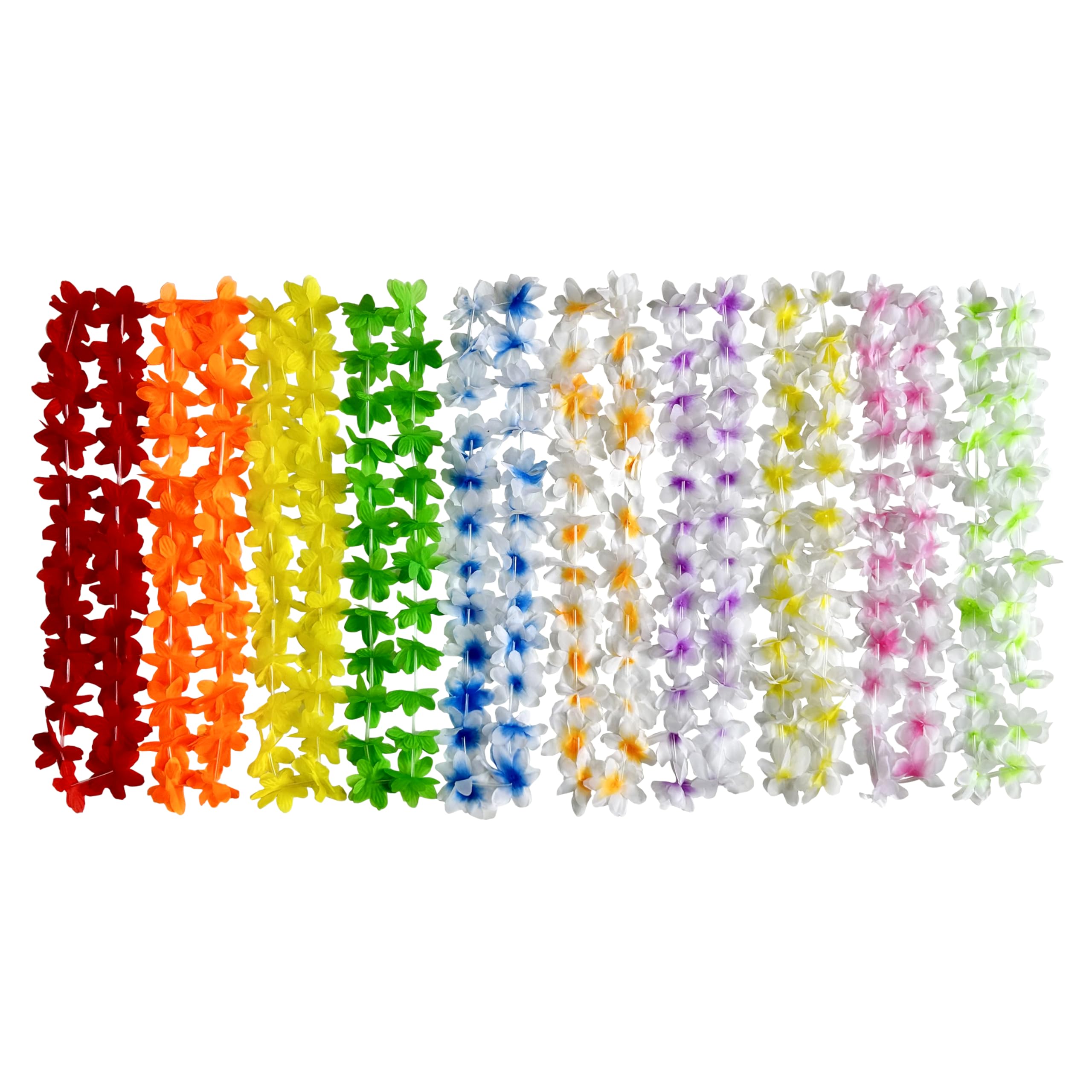 swufelKu Hawaiian Luau Leis 50PCS for Adults and Kids Party Favour Supplies Decoration