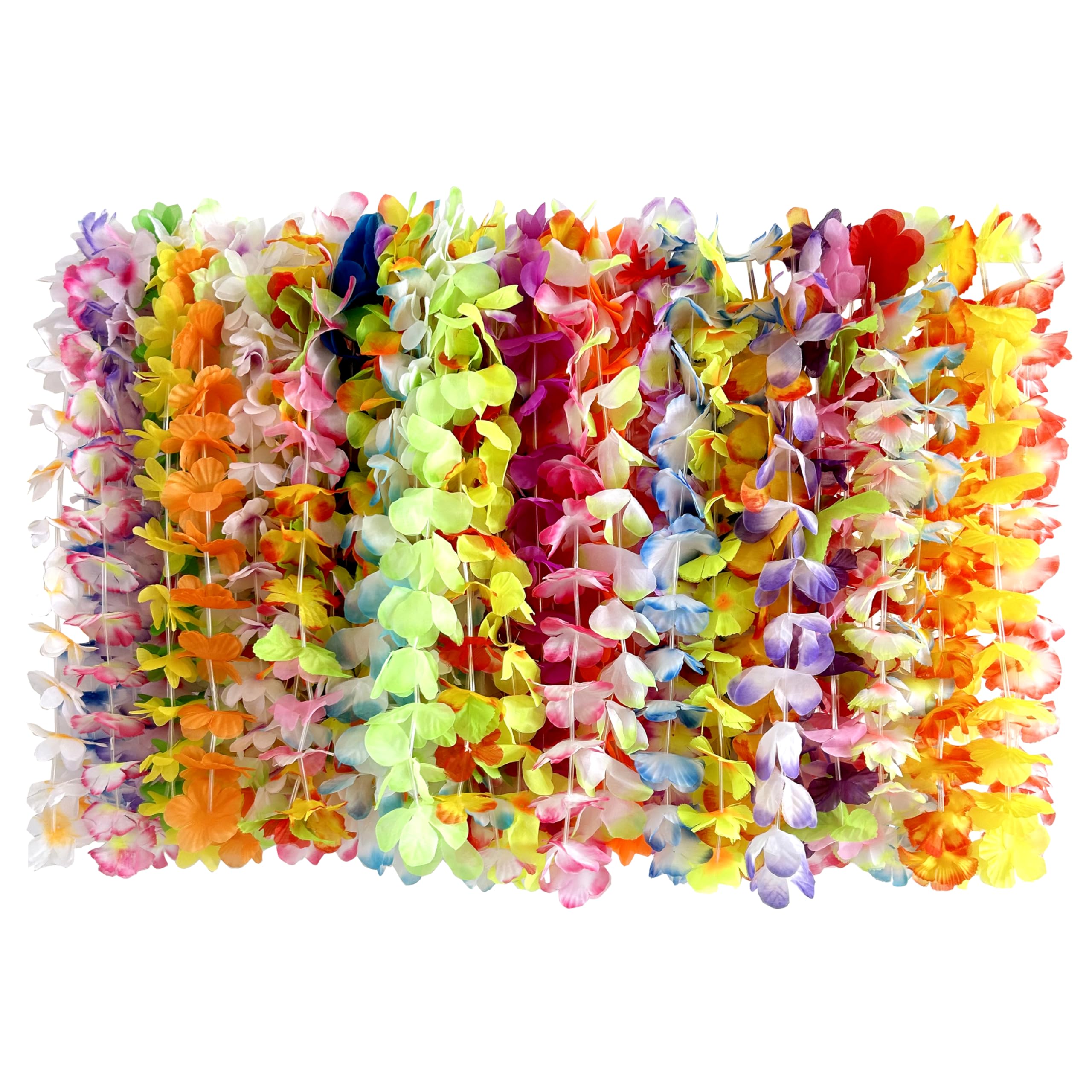 swufelKu Hawaiian Luau Leis 50PCS for Adults and Kids Party Favour Supplies Decoration