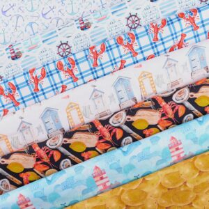 Mook Fabrics Maritime Fabric [45 in. Wide] – Lightweight, 100% Cotton Material for Quilting, Home Decor Accents | Arts, Crafts & Sewing, Yukon Gold Potatoes Cut by The Yard