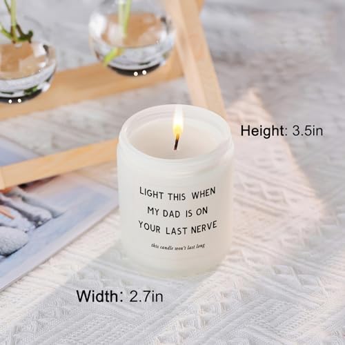 Funny Mom Gifts, Gifts for Mom from Daughters and Son, Mom Birthday Mother's Day Christmas Gift Ideas- Unique Women Candles Gifts for Stepmom, Bonus Mom