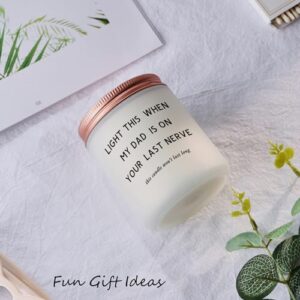 Funny Mom Gifts, Gifts for Mom from Daughters and Son, Mom Birthday Mother's Day Christmas Gift Ideas- Unique Women Candles Gifts for Stepmom, Bonus Mom