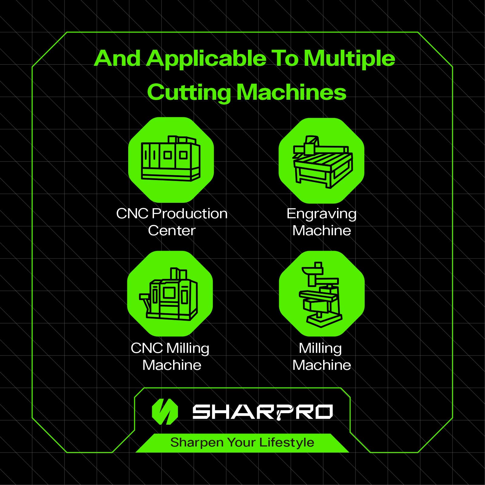 SHARPRO Spiral Upcut Router Bit 1/4 Inch Shank 1/8 Inch Cutting Dia. CNC Up Cut Router Bit Solid Carbide, Ideal for Wood Cutting, Slot Mortise, Engraving