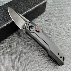 mini pocket folding knife 1.81 inch drop point blade aluminum handle box opener,camping edc tool