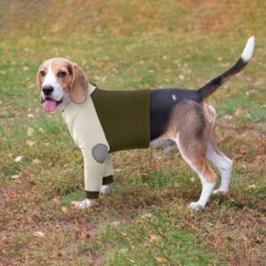 LeLePet Dog Recovery Suit for Front Legs,Dog Leg Sleeve to Stop Licking,Dog Elbow Protector for Leg Injuries,Dog Recovery Sleeve for Wounds,Dog Sleeve to Prevent Licking,Dog Cone Collar Alternative