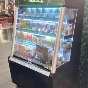 NAFCOOL Open Air Merchandiser Commercial Refrigerator, Grab and Go Showcase Merchandiser Display Cooler