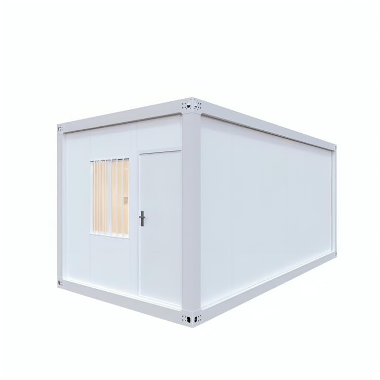 Portable V-Folding Container House: Durable Shelter for Camping & Disaster Relief | 5640 * 2320 * 2360mm - Complete Set with Roof, Sides, Base, Rods