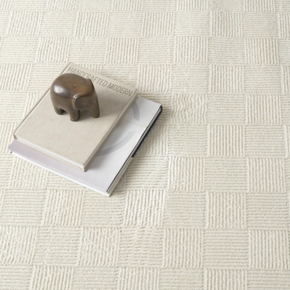 Revival Rugs Willow 4'x6' Machine Washable Area Rug for Kitchen Bedroom - 100% Recycled Oeko-TEX Certified, Medium Pile, Beige, Cream