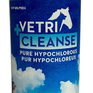 VetriCleanse Pet Itch Relief & Wound Care Spray with Hypochlorous Acid - Skin + Coat Care - Dog & Cat Deodorizer, Eye Cleaner & Ear Cleaner for All Animals - 225ml