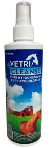 vetricleanse pet itch relief & wound care spray with hypochlorous acid - skin + coat care - dog & cat deodorizer, eye cleaner & ear cleaner for all animals - 225ml