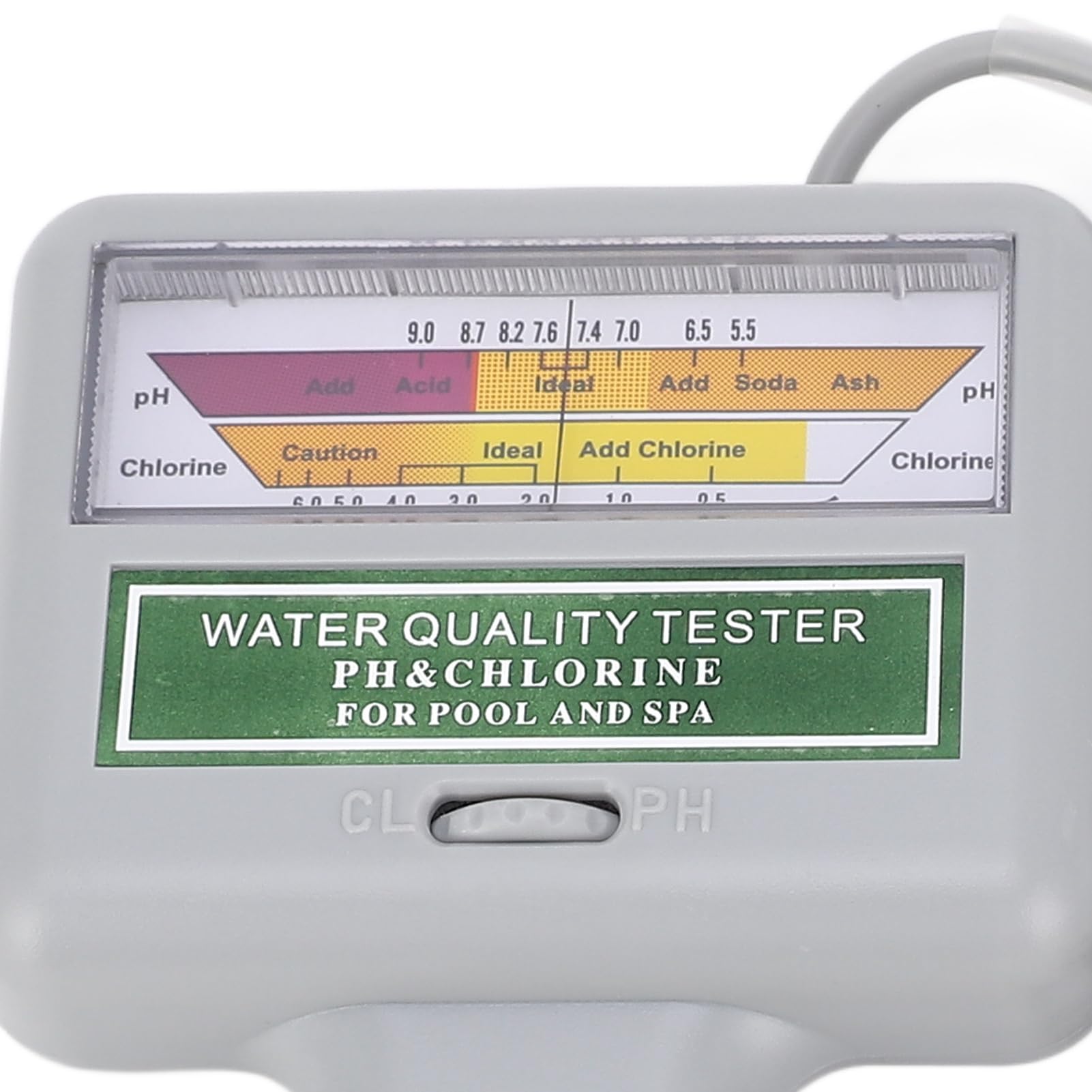 MOUMOUTEN Portable PH Tester - Meter Swimming Pool Spa Water Quality Monitor Checker Water Quality Monitor Spa Pool Water pH Tester Water Quality Tester Level