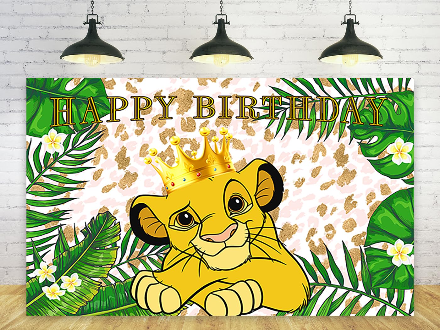 The Lion King Backdrop for Birthday Party Decorations, Wild Jungle ...